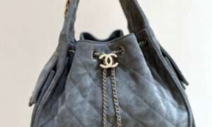 187 Factory Chanel 25 Handbag Grey Suede Leather Gold Hardware Premium Quality