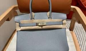 187 Factory Hermès Birkin 30 Gris Perle Togo Leather Palladium Hardware