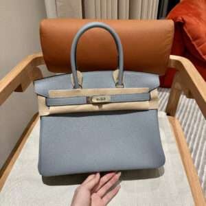 187 Factory Hermès Birkin 30 Gris Perle Togo Leather Palladium Hardware